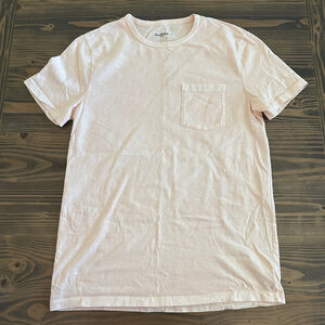 Men’s Goodfellow & Co Pink Cotton Crew Neck Pocket T-Shirt Size M